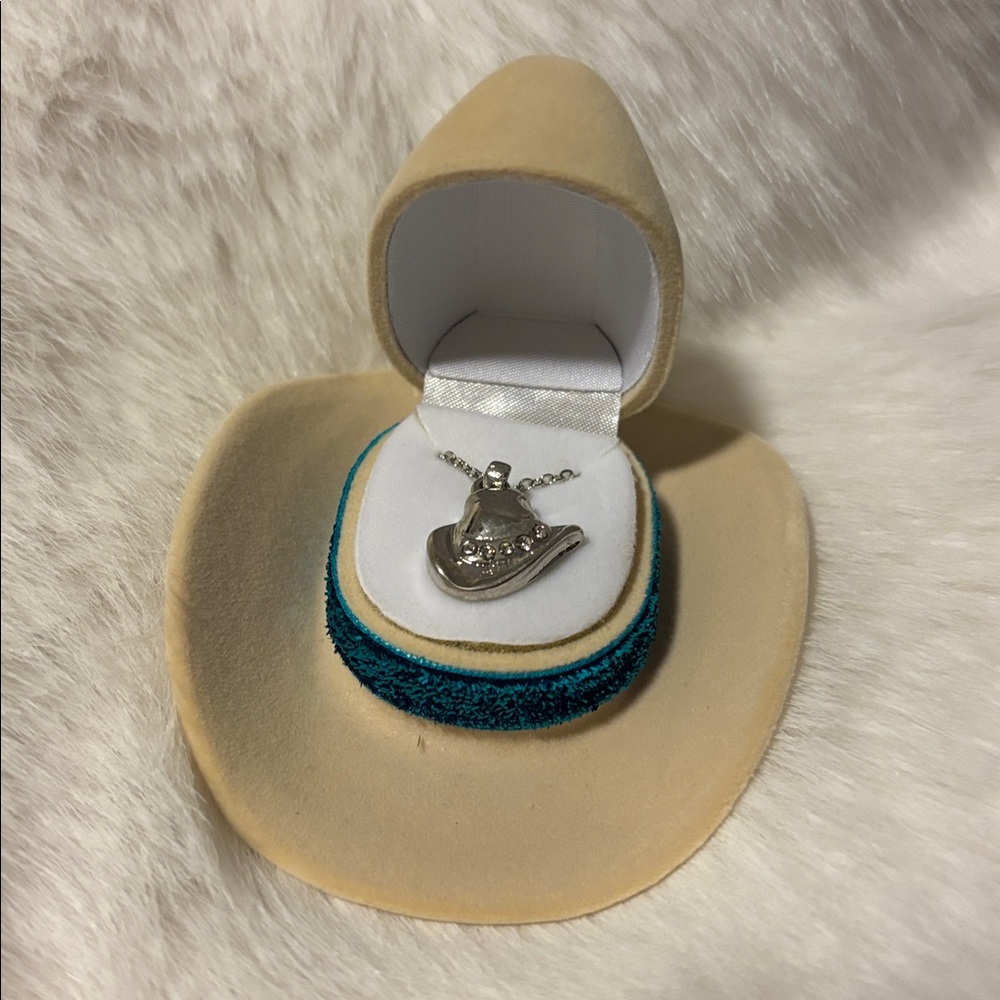 Cowboy Hat Pendant Necklace